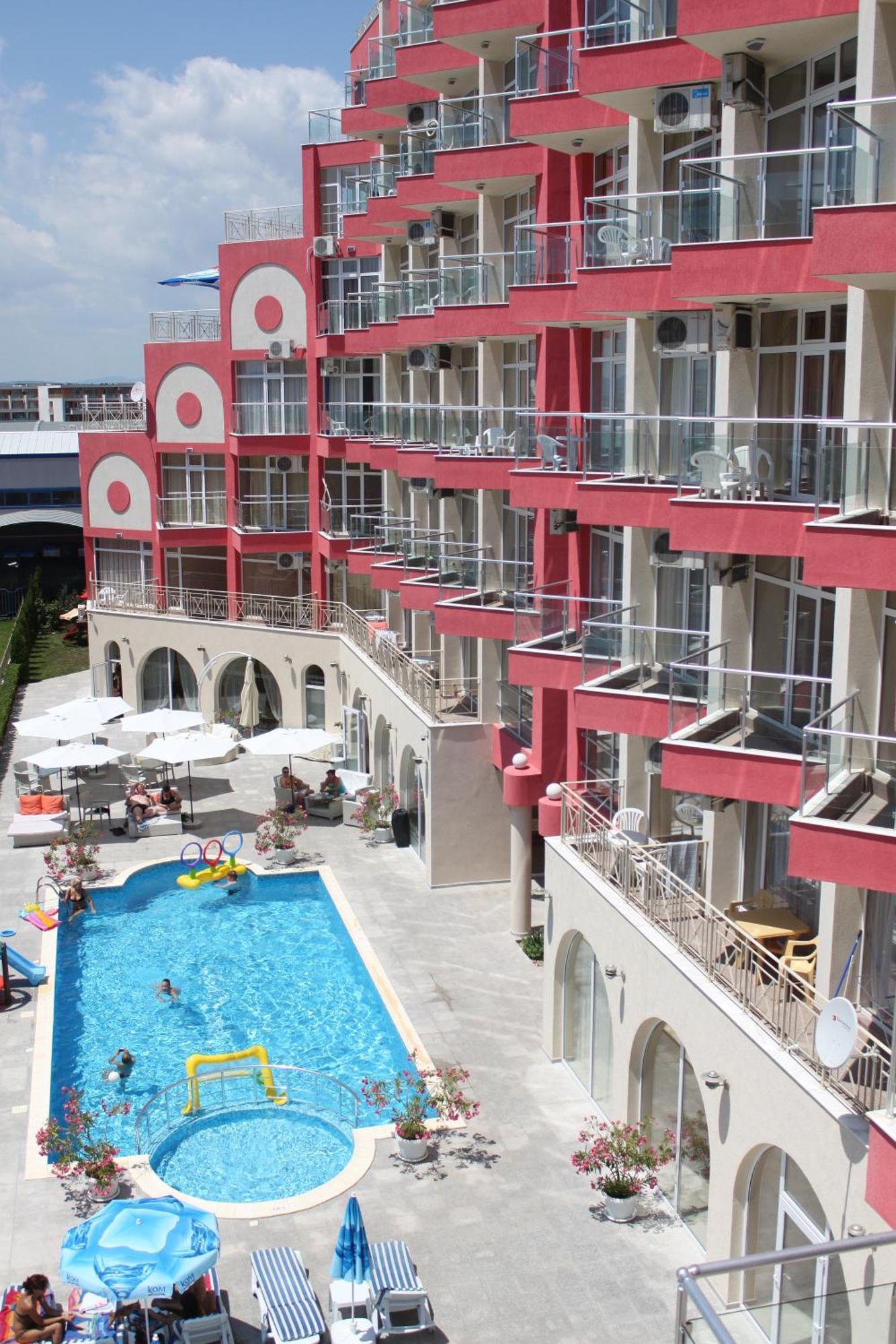 Rose Garden Omax Apartments Sunny Beach Esterno foto